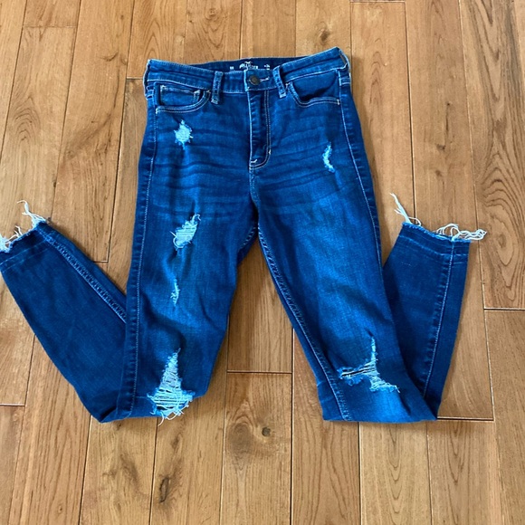 HOLLISTER Super Skinny Distressed Jeans - Picture 2 of 7